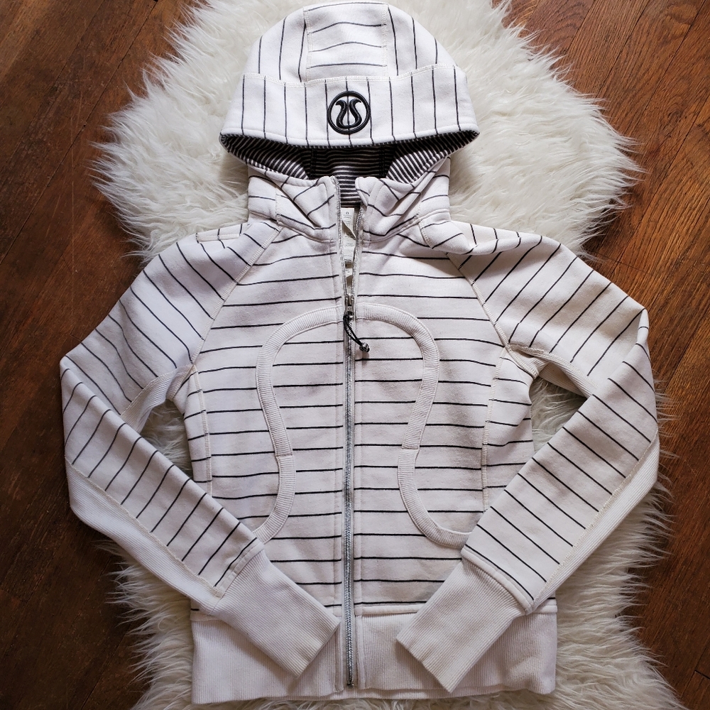 Lululemon athletica Stripped Scuba Hoodie